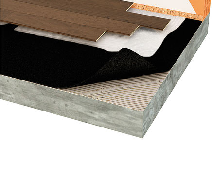 Acousticork T22 - impact noise reduction underlay for wooden floors