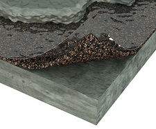 Acousticork U85 impact noise reduction underlay suppress