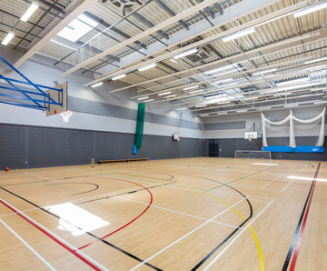 Class A acoustic wall panels for primary school