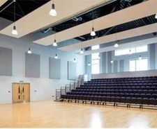 Acoustic wall panels for range of spaces at high school