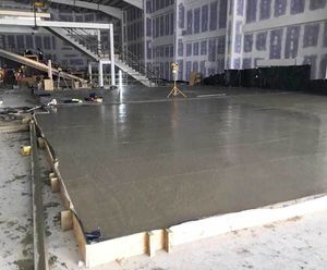 TVS RESi acoustic concrete floating floor for cinema