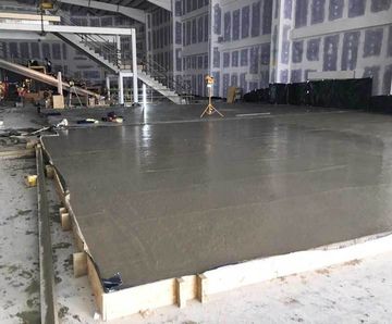 TVS RESi acoustic concrete floating floor for cinema