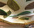 Leaf-shaped acoustic panels for garden centre cafe 1