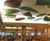 Leaf-shaped acoustic panels for garden centre cafe 0
