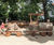 Big Railway - wooden playground train set for young children 0