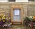 Single Door Legacy Noticeboard - hardwood lockable notice board 1