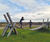 Big Suspension Bridge - large outdoor timber play suspension bridge 0