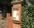 Single Door Legacy Noticeboard - hardwood lockable notice board 2