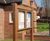 Double Door Legacy Noticeboard - hardwood outdoor noticeboard 2