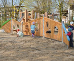 Caterpillar Type 01 - timber sand and water play structure for children