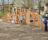 Caterpillar Type 01 - timber sand and water play structure for children - on this page