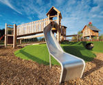 Open Slide - stainless steel playground slide for parks and schools
