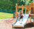 Stainless Steel Slide - wide metal playground slide for public spaces 2
