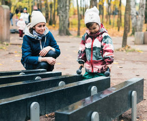 Stone Xylophone - outdoor granite musical instrument for playgrounds