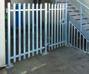 Urban Palisade Security Fencing - steel anti-climb perimeter fence system