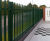 Urban Palisade Security Fencing - steel anti-climb perimeter fence system 1