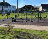 Outdoor fitness station for Cornelly outdoor gym - on this page