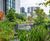 Waterfalls, aeration and automatic irrigation at East India dock 0