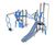 XS Cyclone Range - modular steel playground climbing and play system 4