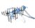 XS Cyclone Range - modular steel playground climbing and play system 17