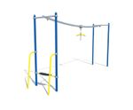 Glide - steel playground overhead zip line for children