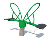 Orbit Rider - spinning and bouncing stand-up see saw