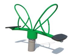 Orbit Rider - spinning and bouncing stand-up see saw