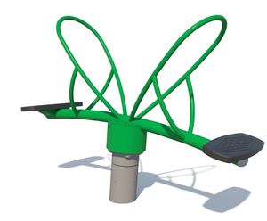 Orbit Rider - spinning and bouncing stand-up see saw