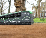 Natural fibre surfacing for outdoor gym, Highbury Fields