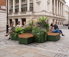 Hive - modular hexagonal seating and planting system