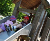Hut Combination 2155 - timber play hut for children’s outdoor play - on this page