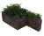 Planterline - curved structural steel planter walls 14