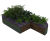 Planterline - curved structural steel planter walls 10