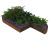 Planterline - curved structural steel planter walls 6