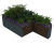 Planterline - curved structural steel planter walls 8