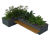 Ambit seating options for steel planter walls 7