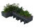 Ambit seating options for steel planter walls 10