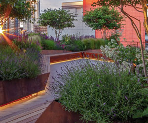 Planterline Bespoke - steel outdoor planters for landscaping projects