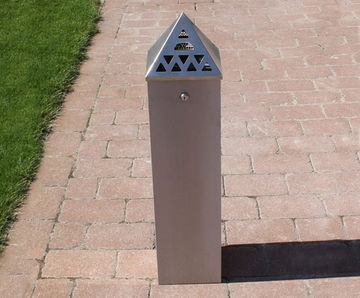 Pyramid Top Tower Cigarette Bin