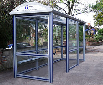 Premium bus shelter