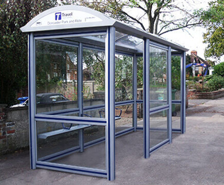 Premium bus shelter