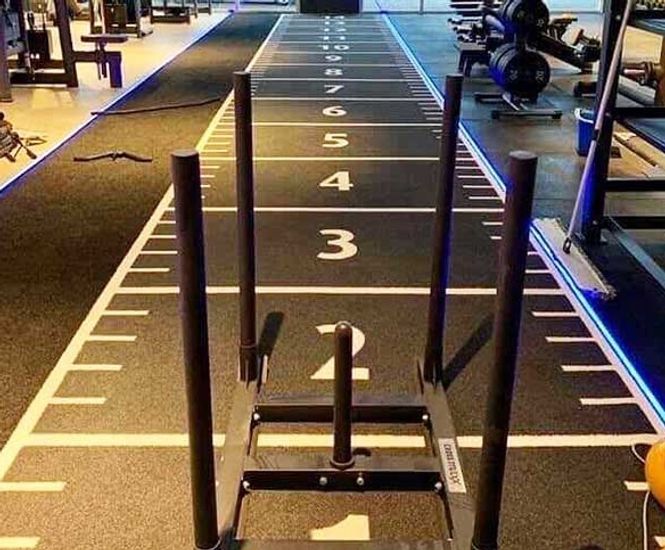 Sprint Track Flooring - rubber gym flooring for indoor running tracks