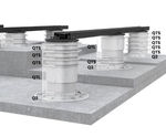 Easi-Ped Queen Tower - recycled plastic modular paving pedestal system