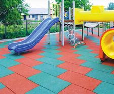 EUROFLEX® Impact Protection Slabs - recycled rubber playground flooring