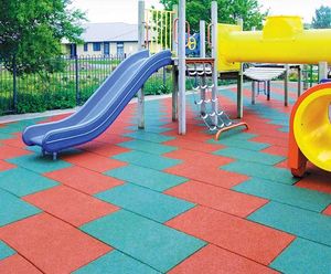 EUROFLEX® Impact Protection Slabs - recycled rubber playground flooring