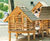 House Group A Play Village - larch timber playhouse for public playgrounds 1