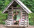 Small Playing House Made Of Larch - wooden playhouse for young children 2