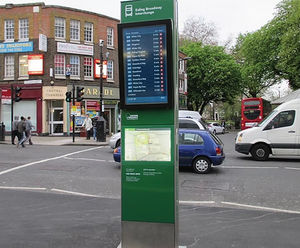 Bus interchange totem