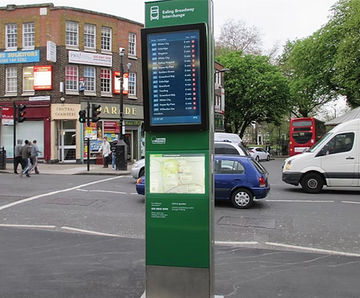 Bus interchange totem