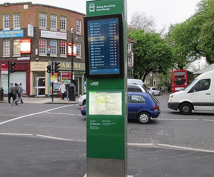Bus interchange totem